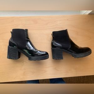🇪🇸Lefties black chunky booties